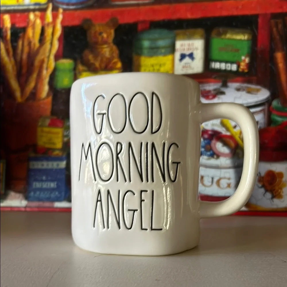 RAE DUNN White Ceramic Mug - Picture 1 of 1